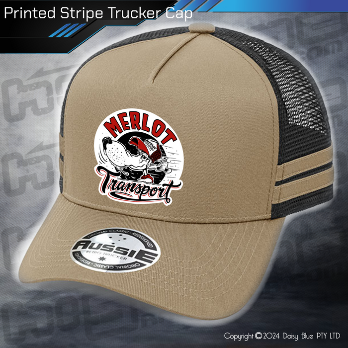 STRIPE Trucker Cap - Merlo Transport