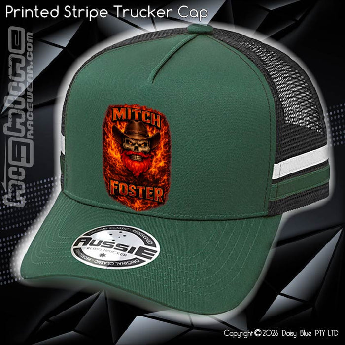 STRIPE Trucker Cap - Mitch Foster