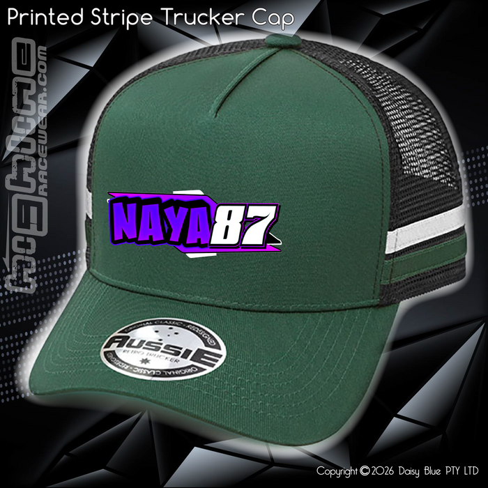 STRIPE Trucker Cap - Nathan 'NAYA' Fawns