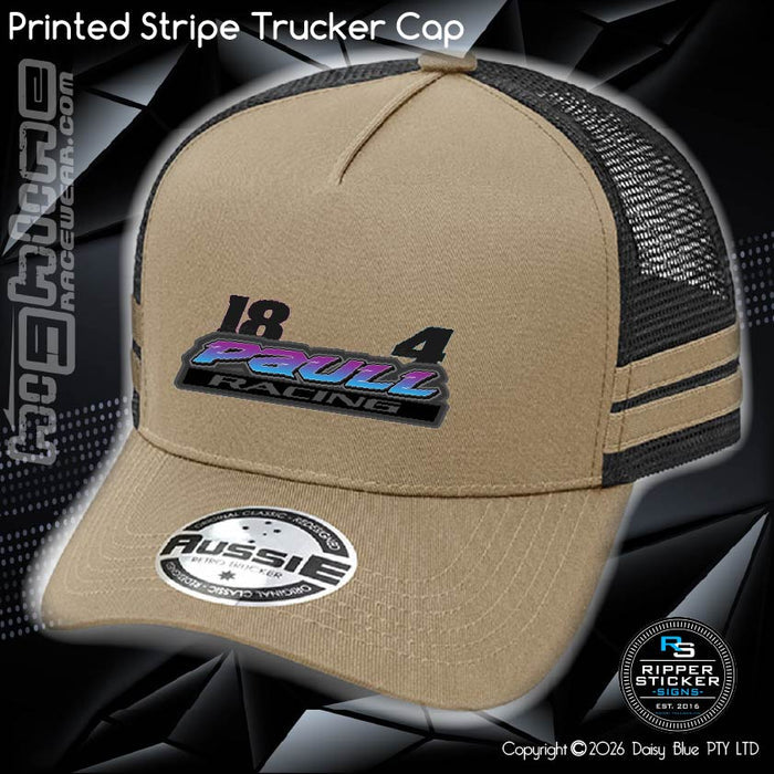 STRIPE Trucker Cap - Paull Racing
