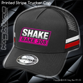 STRIPE Trucker Cap - Shake Bake 308 Pink