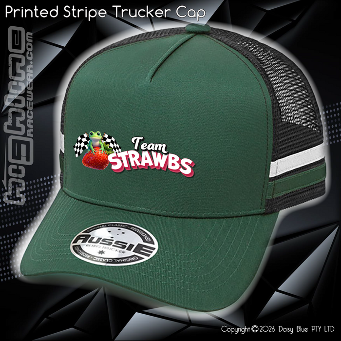 STRIPE Trucker Cap - Strawbs