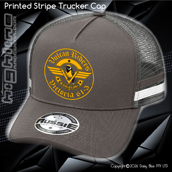 STRIPE Trucker Cap - Vulcan Riders 2024