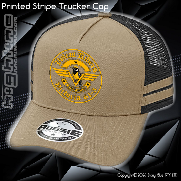 STRIPE Trucker Cap - Vulcan Riders 2024