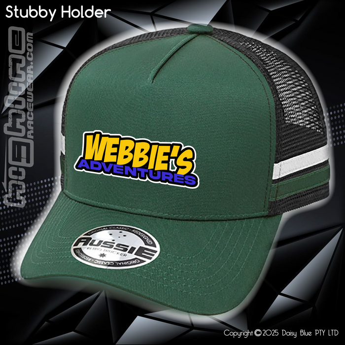 STRIPE Trucker Cap - Webbies Adventures