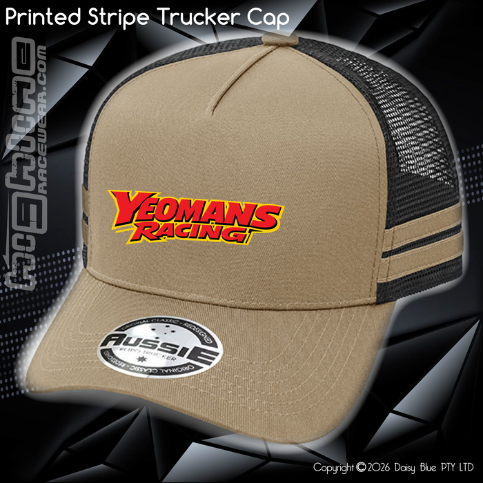 STRIPE Trucker Cap - Yeomans Racing