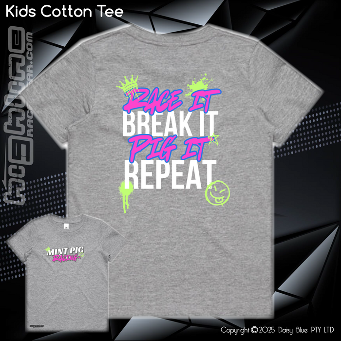 Tee - Mint Piglet Race it