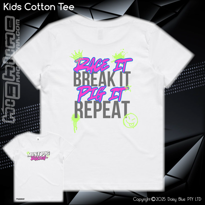 Tee - Mint Piglet Race it