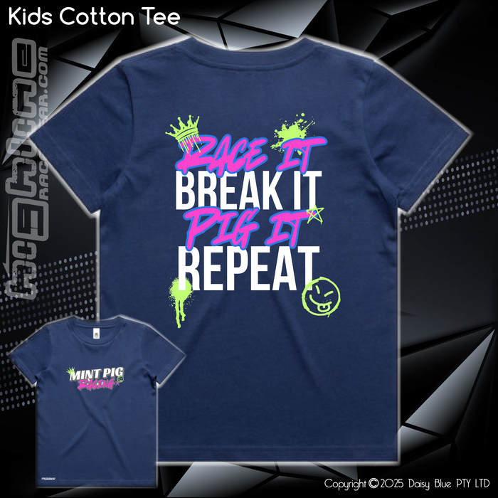 Tee - Mint Piglet Race it