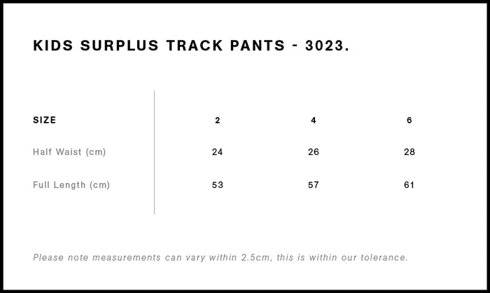 Track Pants - Mint Piglet Grunt