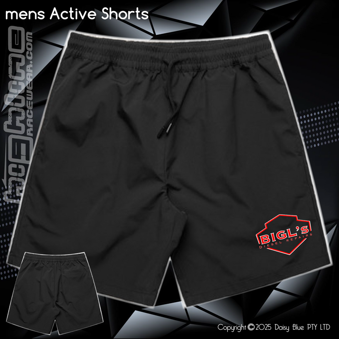 Track Shorts - Big L's Diesel Repairs