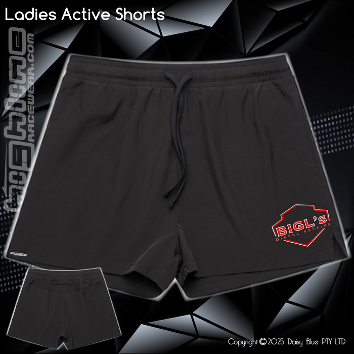 Track Shorts - Big L's Diesel Repairs