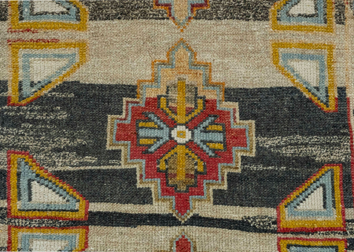 Turkish Mini Rug Oriental Hand Knotted Vintage Rug 2'3" x 3'5" #16401