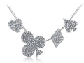 Vegas 4 Suits Gamblers Luck Lucky Casino Pendant Necklace - ALILANG.COM