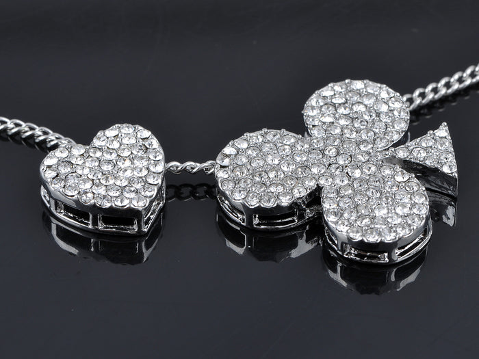 Vegas 4 Suits Gamblers Luck Lucky Casino Pendant Necklace - ALILANG.COM