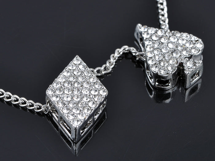Vegas 4 Suits Gamblers Luck Lucky Casino Pendant Necklace - ALILANG.COM