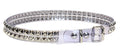 Vinyl Clear 2 Row Studded Punk Influenced Belt By Funk Plus