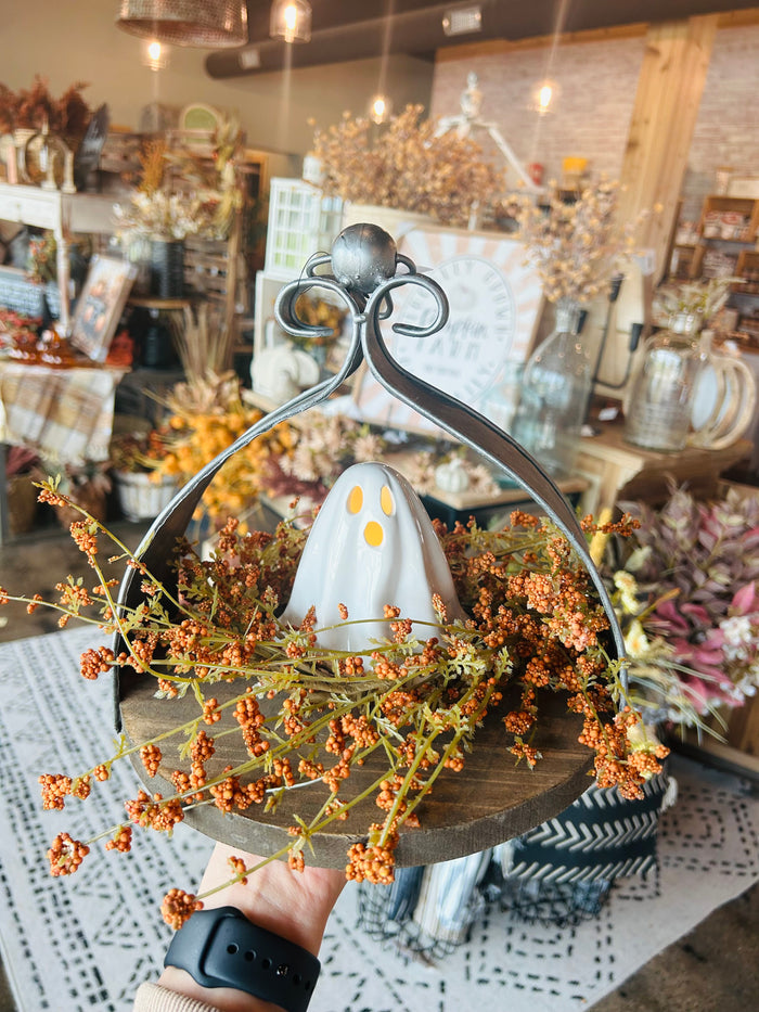 White LED Ceramic Ghost