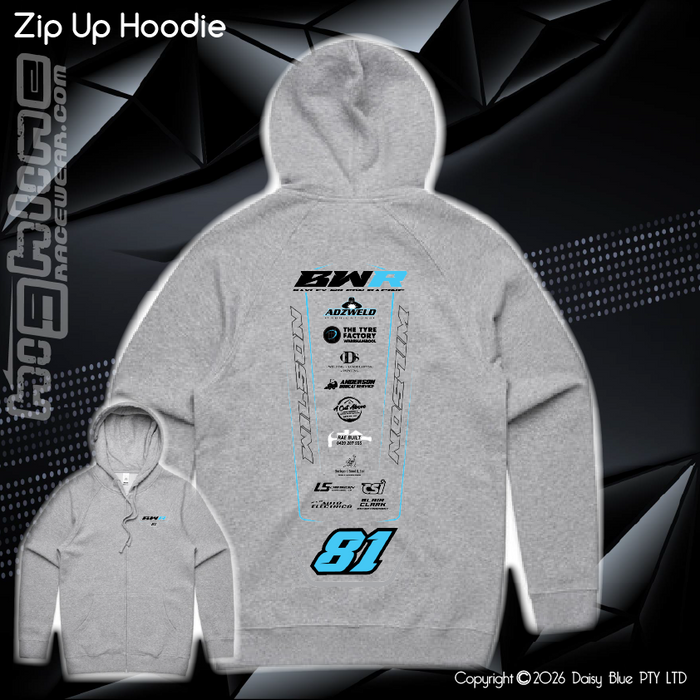 Zip Up Hoodie - Bayley Wilson