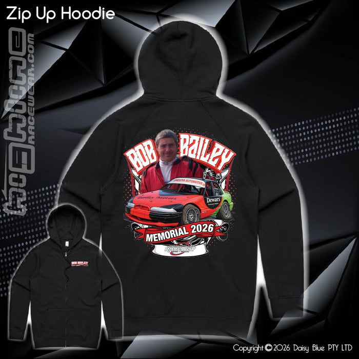 Zip Up Hoodie - Bob Bailey Memorial 2026