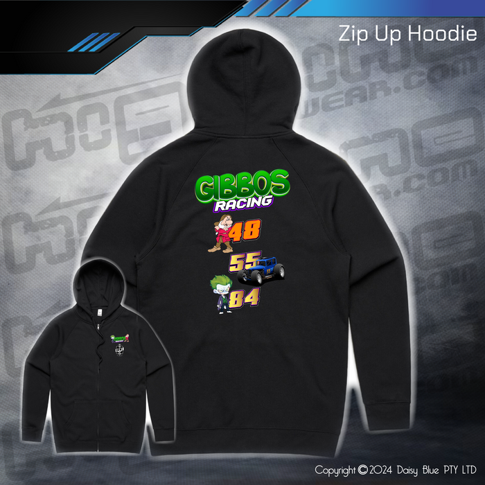 Zip Up Hoodie - Gibbo's Racing