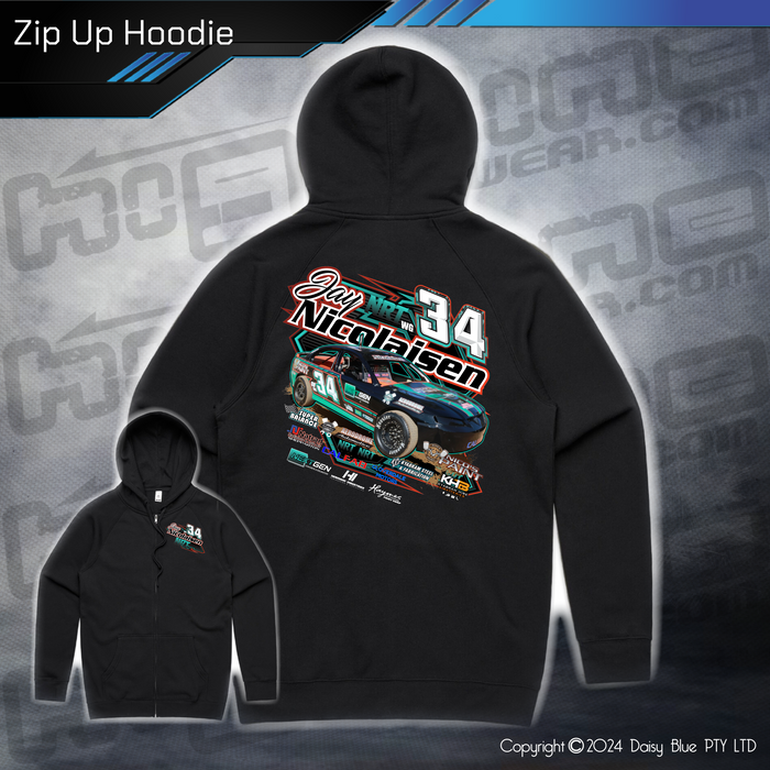 Zip Up Hoodie - Gordon Racing (Copy)