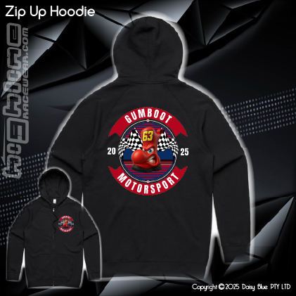 Zip Up Hoodie - GUMBOOTS Motorsport