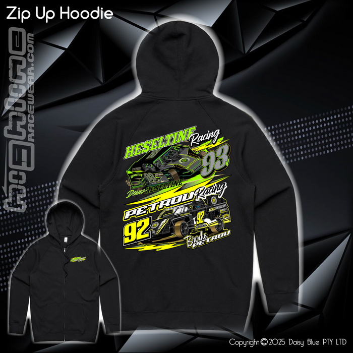 Zip Up Hoodie - Heseltine/Petrou Racing