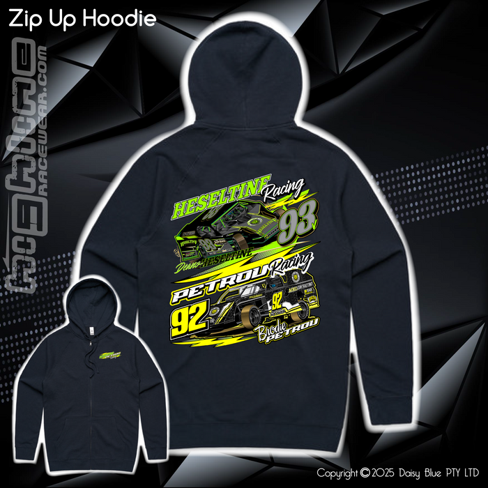 Zip Up Hoodie - Heseltine/Petrou Racing