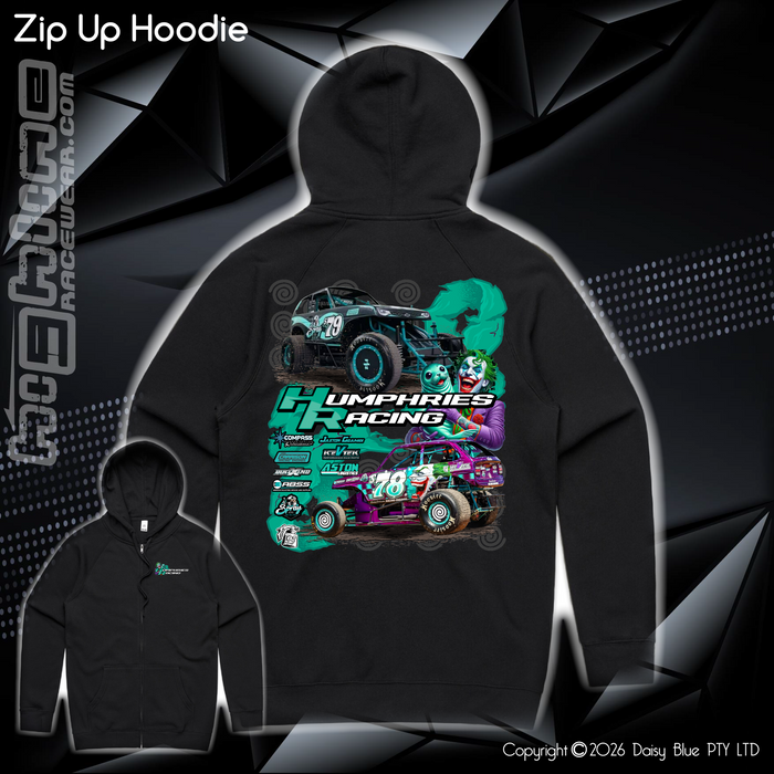 Zip Up Hoodie - Humphries Racing