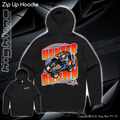 Zip Up Hoodie - Hunter Brown