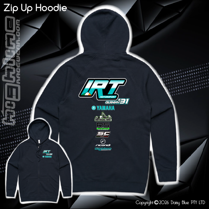 Zip Up Hoodie - IRT Motorsport