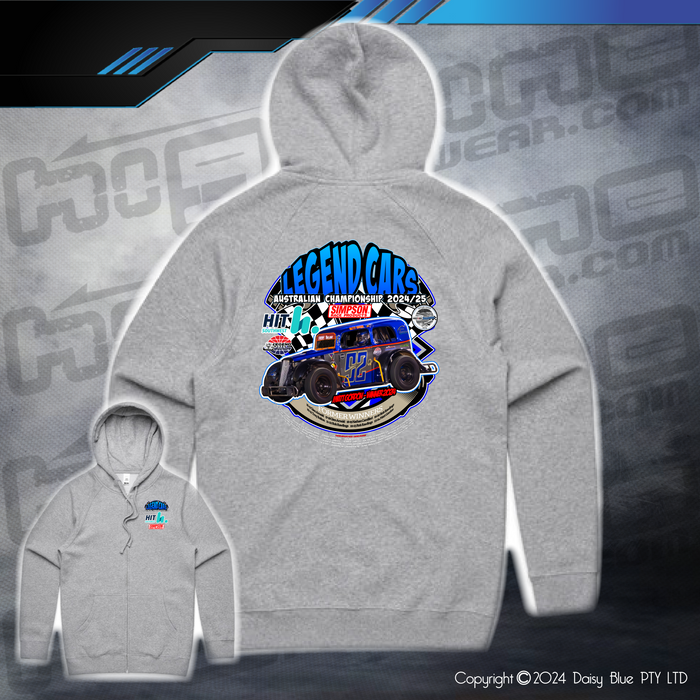 Zip Up Hoodie - Legend Cars 2025