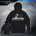 Zip Up Hoodie - Martin Motorsport 2