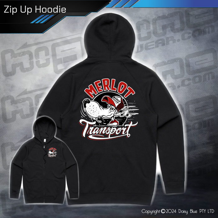 Zip Up Hoodie - Merlo Transport