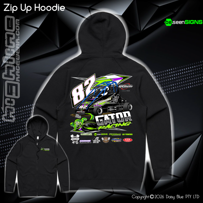 Zip Up Hoodie - Nate 'GATOR' Roycroft