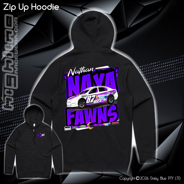 Zip Up Hoodie - Nathan 'NAYA' Fawns