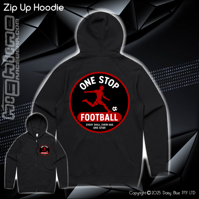 Zip Up Hoodie - One Stop Football