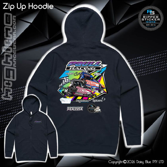 Zip Up Hoodie - Paull Racing