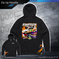 Zip Up Hoodie - Simpson Racing Team
