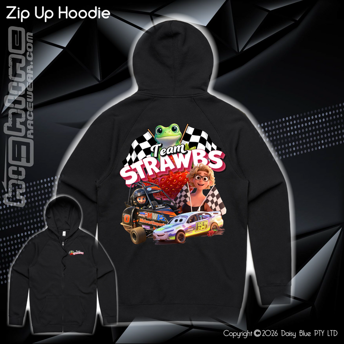 Zip Up Hoodie - Strawbs