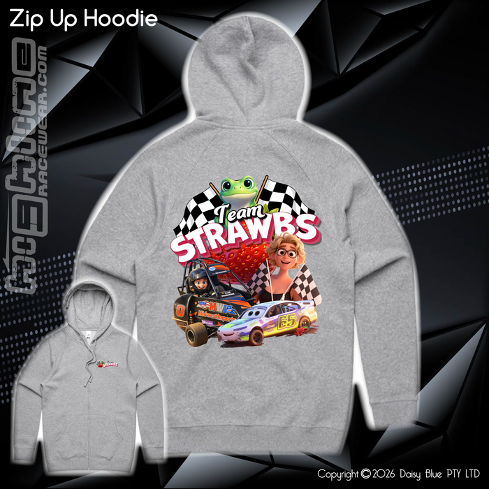 Zip Up Hoodie - Strawbs