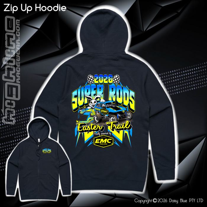 Zip Up Hoodie - Super Rod Easter Trail 2026