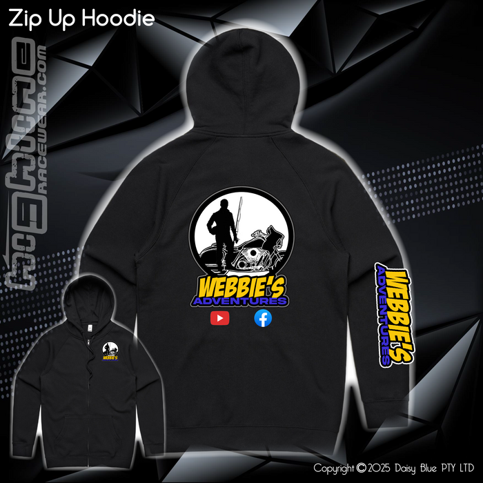 Zip Up Hoodie - Webbies Adventures