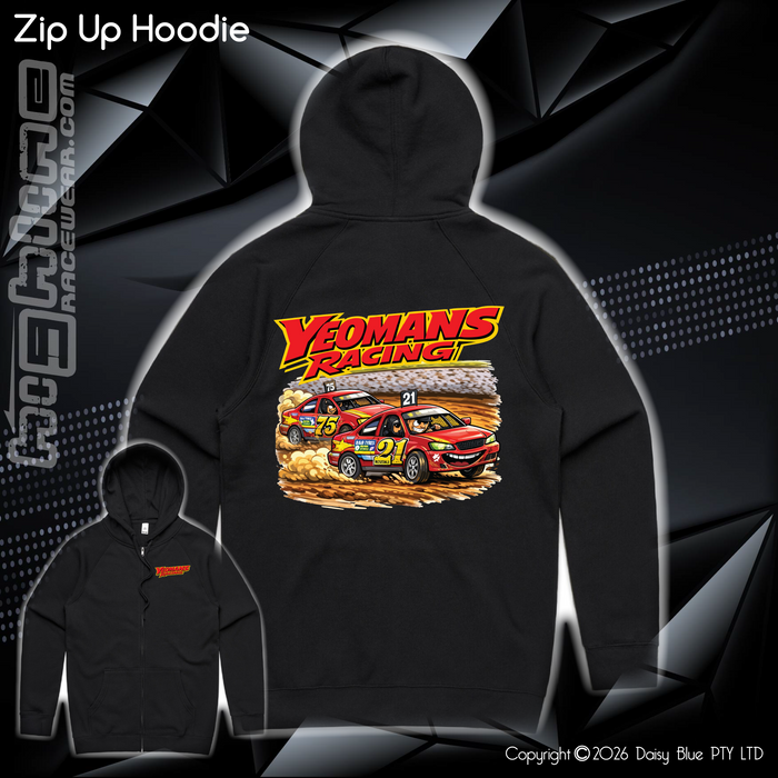 Zip Up Hoodie - Yeomans Racing
