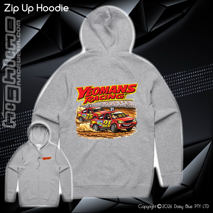 Zip Up Hoodie - Yeomans Racing