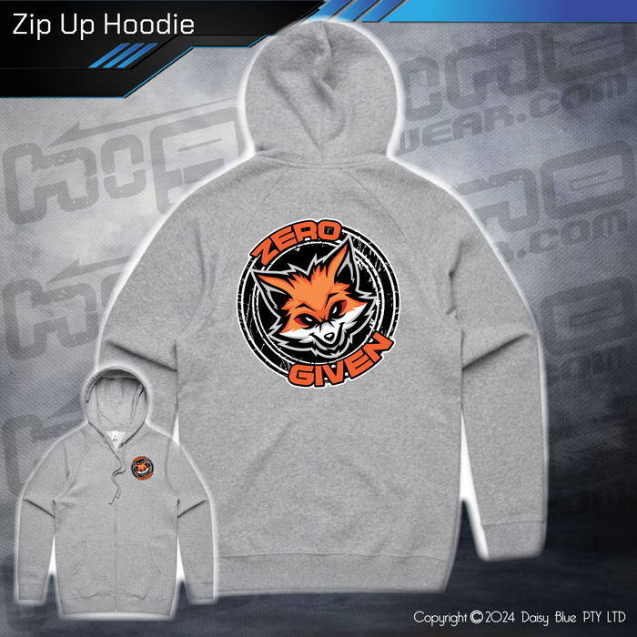 Zip Up Hoodie - Zero Fox Given