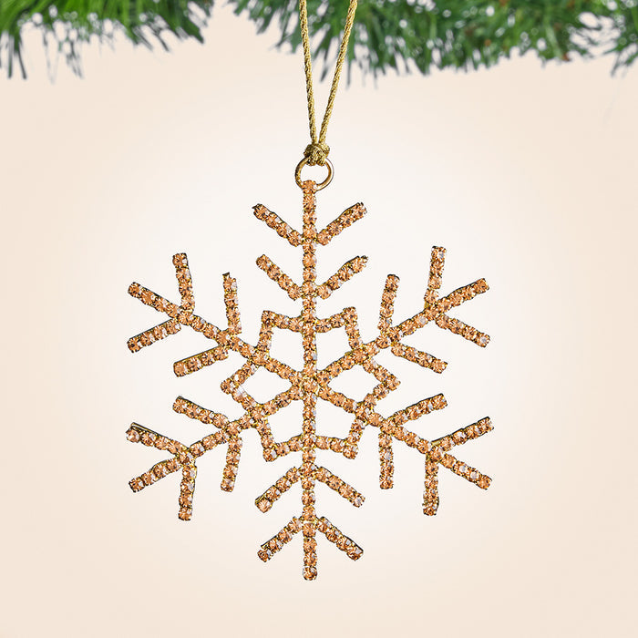 Zodax Sparkling Rhinestone Snowflake Ornament