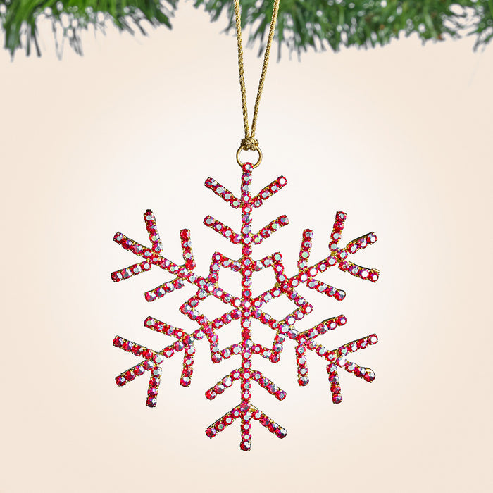 Zodax Sparkling Rhinestone Snowflake Ornament